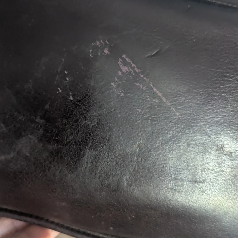 Coach Black Leather Bag - Picture 7 of 8